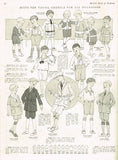 1920s Antique McCall Sewing Pattern 9594 Toddler Boys 2 Pc Trouser Suit Size 2