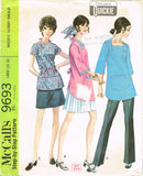 1960s Vintage McCall's Sewing Pattern 9693 Misses Hobby Smock or Apron Sz LRG - Vintage4me2