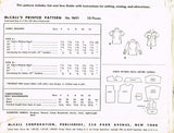 1950s Vintage McCalls Sewing Pattern 9691 Classic Toddler Boys Shirt Sz 6- Vintage4me2- Vintage4me2