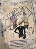 McCall 9978: 1930s Stunning MIsses Fancy Blouse Sz 38 B Vintage Sewing Pattern