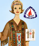 McCall's L-100: 1960s Campfire Girls Ceremonial Gown SM Vintage Sewing Pattern - Vintage4me2