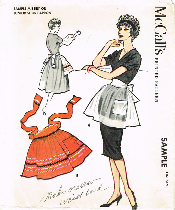 1950s Vintage McCall's Sewing Pattern Classic Sample Cocktail