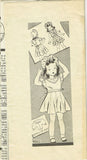 1940s Vintage Marian Martin Sewing Pattern 9003 Toddler Girls Dress & Hat Size 6 - Vintage4me2