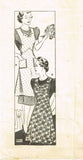 Marian Martin 9911: 1930s Farm Kitchen Apron Sz 36-38 B Vintage Sewing Pattern - Vintage4me2