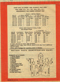 1950s Original Vintage Marian Martin Pattern 9030 Misses Shirtwaist Dress Sz 38B