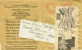 1940s Original Vintage Marian Martin Pattern 9039 Toddler Girls Princess Dress Sz 4