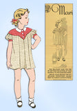 1930s Vintage Marian Martin Sewing Pattern 9086 Sweet Baby Girls Dress Size 2