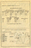 1940s Vintage Marian Martin Sewing Pattern 9133 Uncut Misses Peplum Dress 29 B - Vintage4me2