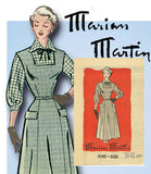 1940s Vintage Marian Martin Sewing Pattern 9142 Misses Jumper and Blouse Sz 36 B