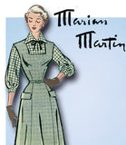 1940s Vintage Marian Martin Sewing Pattern 9142 Misses Jumper and Blouse Sz 36 B