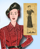 Marian Martin 9172: 1930s Misses Princess Dress Sz 34 Bust Vintage Sewing Pattern - Vintage4me2