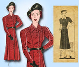 Marian Martin 9172: 1930s Misses Princess Dress Sz 34 Bust Vintage Sewing Pattern - Vintage4me2