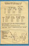 1950s Vintage Marian Marton Sewing Pattern 9193 FF Misses Wrap Around Dress 32B