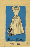 1950s Vintage Marian Marton Sewing Pattern 9193 FF Misses Wrap Around Dress 32B