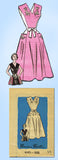 1950s Vintage Marian Marton Sewing Pattern 9193 FF Misses Wrap Around Dress 32B