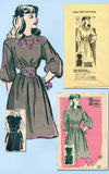 1940s Vintage Marian Martin Sewing Pattern 9210 Uncut Misses Heart Dress Size 14 - Vintage4me2