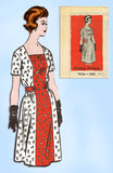 1960s Vintage Marian Martin Sewing Pattern 9236 Uncut Plus Size Day Dress Sz 45B - Vintage4me2