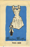 1950s Marian Martin Pattern 9252 Misses Farm Kitchen Apron Sz MED