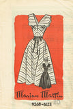 1950s Vintage Marian Martin Sewing Pattern 9268 Uncut Misses Sun Dress Size 38 B
