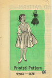 1950s Vintage Marian Martin Sewing Pattern 9284 Uncut Little Girls Jumper Dress Sz 8