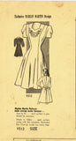 1940s Vintage Marian Martin Sewing Pattern 9312 Uncut Misses Princess Dress 32B