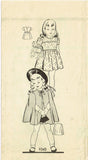 Marian Martin 9345: 1940s Toddler Girls Dress & Cape Sz 2 Vintage Sewing Pattern - Vintage4me2