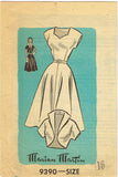 Marian Martin 9390: 1950s Misses Dress & Bolero Size 34 B Vintage Sewing Pattern