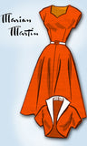 Marian Martin 9390: 1950s Misses Dress & Bolero Size 34 B Vintage Sewing Pattern