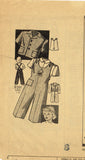 1940s Original Vintage Marian Martin Pattern 9391 Girls Overalls Jacket Hat Sz 8