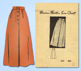 1950s Vintage Marian Martin Sewing Pattern 9493 Uncut Plus Size Ladies Skirt 30W