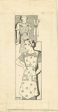 Marian Martin 9988: 1930s Misses Farm Kitchen Apron MED Vintage Sewing Pattern