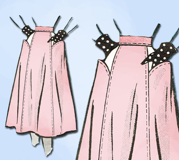 1950s Vintage Marian Martin Sewing Pattern 9148 Misses Full Skirt Size 26 28 W