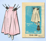 1950s Vintage Marian Martin Sewing Pattern 9148 Misses Full Skirt Size 26 28 W
