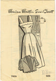1940s Vintage Marian Martin Sewing Pattern 9026 Misses Sun Dress & Bolero Sz 30B