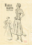 1940s Vintage Marian Martin Sewing Pattern 9491 Misses Sun Dress and Jacket 36 Bust -Vintage4me2
