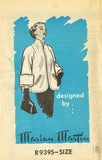 1950s Vintage Marian Martin Sewing Pattern 9395 Petite Misses Jacket Size 10 28B