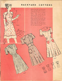 1940s Vintage Mail Order Sewing Pattern 9005 Uncut Misses WWII Dress Sz 36 Bust