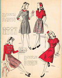 1940s Rare 1944 Marian Martin Mail Order Sewing Pattern Catalog 24pg Digital Download