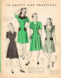 1940s Rare 1944 Marian Martin Mail Order Sewing Pattern Catalog 24pg Digital Download