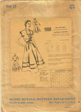 1950s Vintage Modes Royale Sewing Pattern 988 Uncut Misses Sun Dress Size 12 30B - Vintage4me2