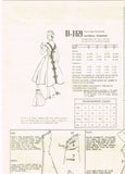 1950s Vintage Modes Royale Sewing Pattern D-169 Uncut Misses Cocktail Dress 32 B
