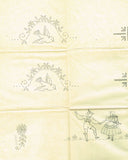 1930s Vintage Monarch Embroidery Transfer M204 Uncut Dutch Couple Guest Towels