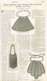 1920s Vintage Needlecraft Magazine January 1924 34 Pages Antique Craft Projects - Vintage4me2