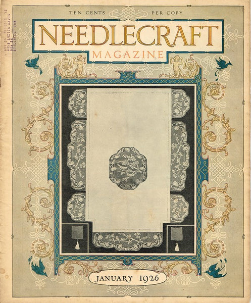 1920s Needlecraft Magazine January 1926 Crochet & Knit Pattern and More - Vintage4me2