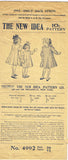 New Idea 4992: Antique Sewing Pattern Girls Sack Apron Classic Original From 1907 vintage4me2