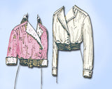 1920s Vintage Ladies Shirt Waist Antique New Idea Sewing Pattern 7716 Sz 16 34B - Vintage4me2