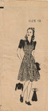1940s Vintage Mail Order Sewing Pattern No Number Misses Jumper & Blouse Sz 33 B
