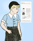 1930s Vintage New York Sewing Pattern 1013 Uncut Little Boy's Suit Size 8