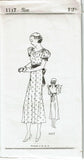 New York 1117: 1930s Youthful Misses Graduation Dress 30B Vintage Sewing Pattern
