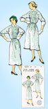 1950s Vintage New York Sewing Pattern 1232 Uncut Misses Raglan Dress Size 30 B